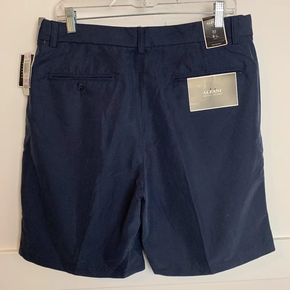 NWT Alfani India Ink Perfect Fit Waist Walkshort
